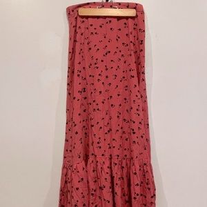 Auguste The Label Mabel Billie Midi Skirt Sz 4